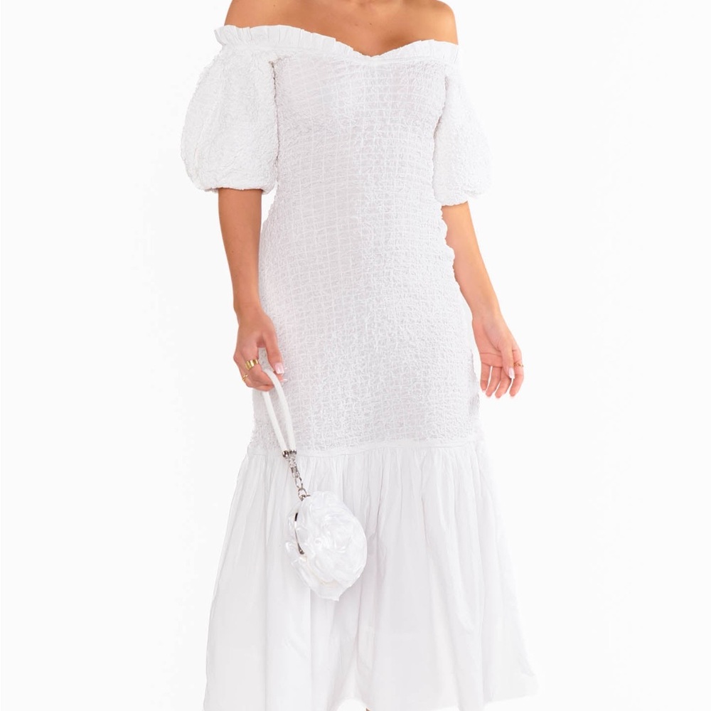 Rom Com Midi Dress Show Me Your MUMU Bridal Collection